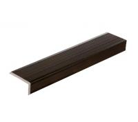 Уголок декоративный Polywood Коричневый глянцевый 3000x70x35