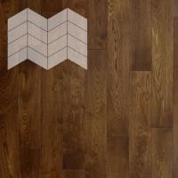 Паркетная доска Lab Arte Chevron Дуб Рустик Табак лак 328-400x125x14