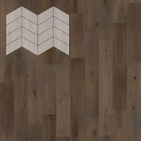 Паркетная доска Lab Arte Chevron Дуб Натур Кайт лак 450-600x150x14