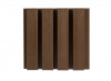 Доска фасадная Sequoia 3D Wood co-extrusion Brown 3000x219x26