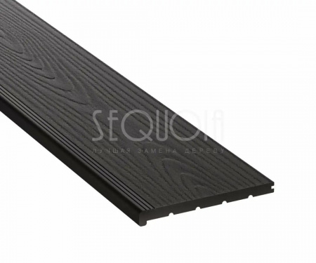 Ступень полнотелая SEQUOIA Dual 3D WOOD BLACK 3000х320х24