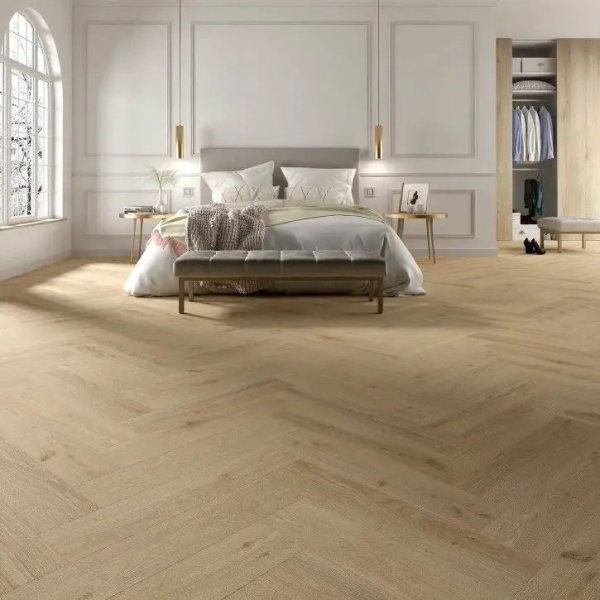 Ламинат Alsafloor Creativе Herringbone Mat 10/33 4V 587 Mistral 644x143